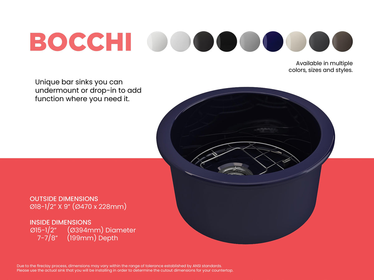Sotto - Modern Bar Sink - Round Shape