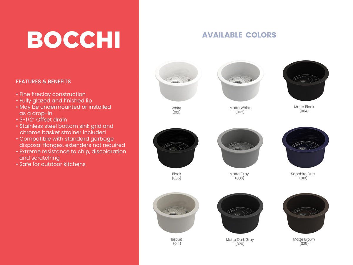Sotto - Modern Bar Sink - Round Shape