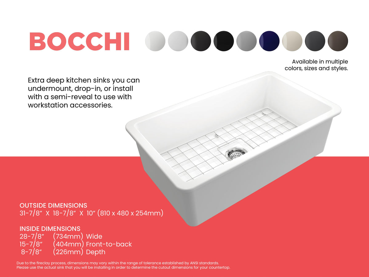 Sotto - 10" Modern Kitchen Sink - Matte White - Dual