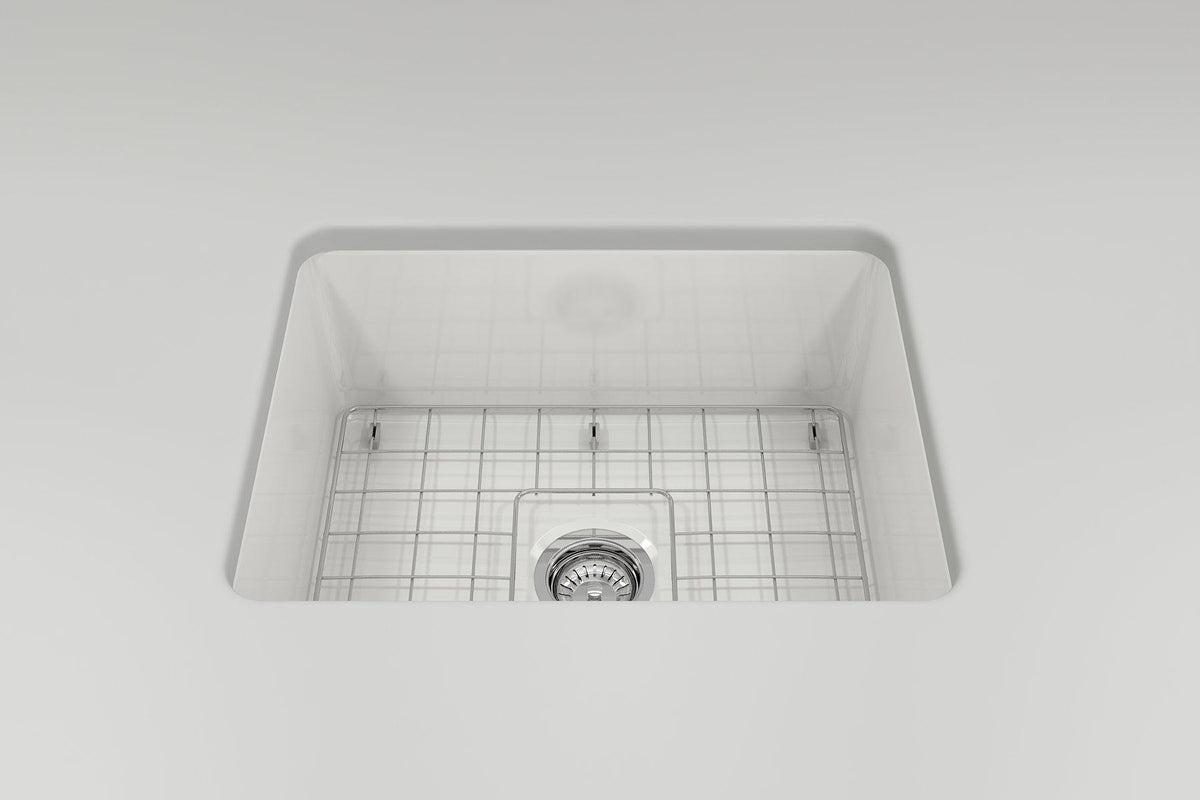Sotto - 10" Modern Kitchen Sink Kit - Dual - Fireclay