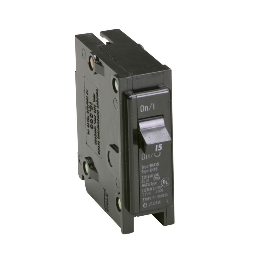 BR SINGLE POLE 15 AMP BREAKER