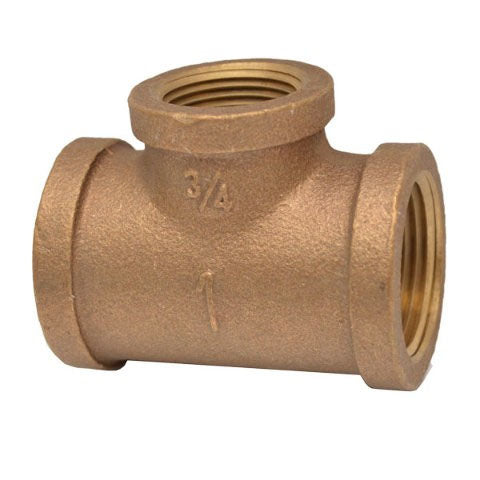 BRASS REDUCING TEE