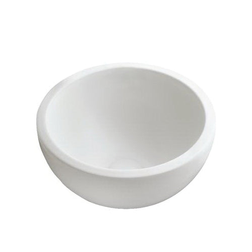 Barclay 4-440WH Capri™ Basin, Round Shape, 14 in Dia x 6-1/2 in H, Above-Counter Mount, Fireclay, White, Import