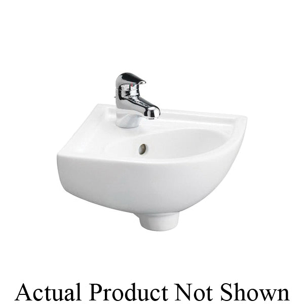 Petite - Contemporary Corner Basin - Wall Mount