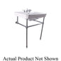 Drew - Console Sink - Vitreous China - Rectangle Shape