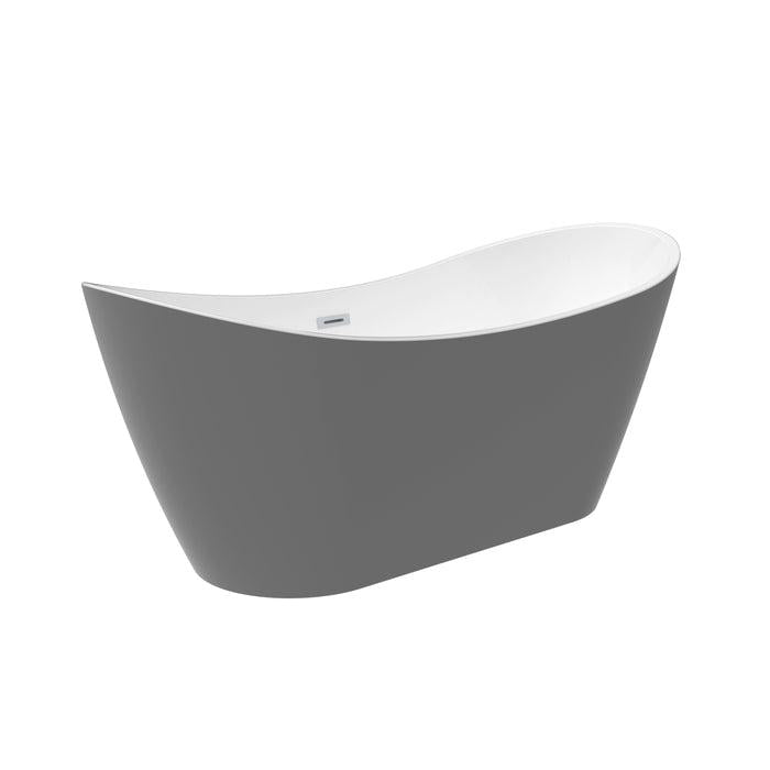Nairobi - _ATDSN67MIG Contemporary Double Slipper Tub