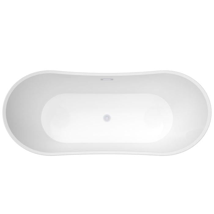 Nairobi - _ATDSN67MIG Contemporary Double Slipper Tub