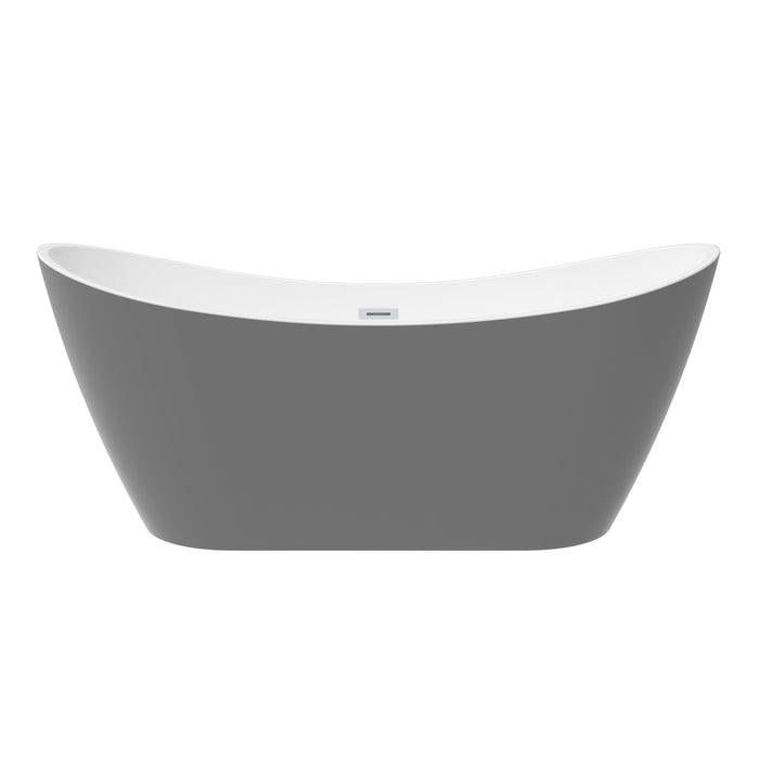 Nairobi - _ATDSN67MIG Contemporary Double Slipper Tub