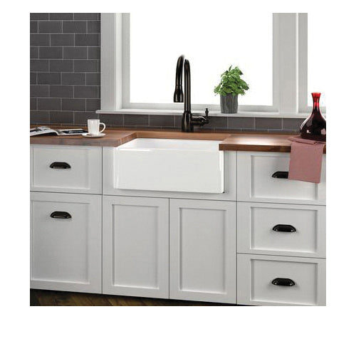 Brooke - Contemporary Apron Front Farmer Sink - Fireclay