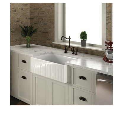 Felicity - Fluted Apron Front Farmer Sink - Reinforced Base