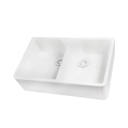 Jolie - Contemporary Apron Front Farmer Sink - Fireclay