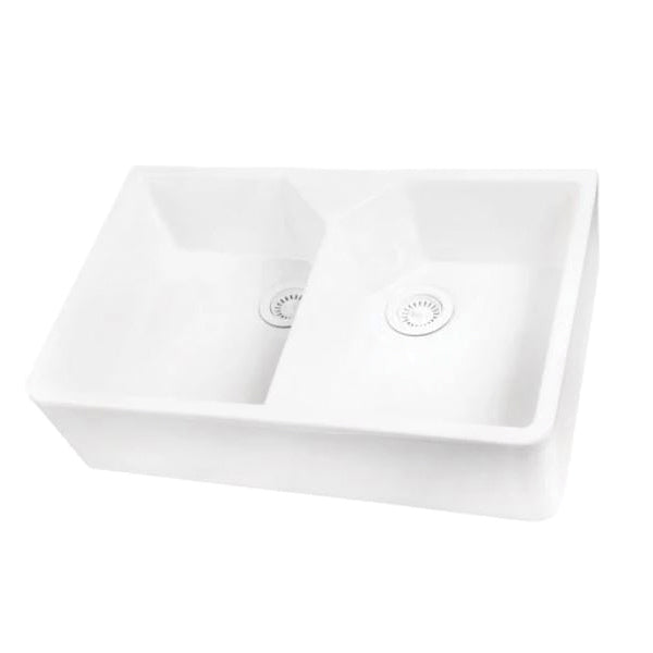 Jolie - Contemporary Apron Front Farmer Sink - Fireclay