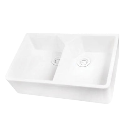 Jolie - Contemporary Apron Front Farmer Sink - Fireclay