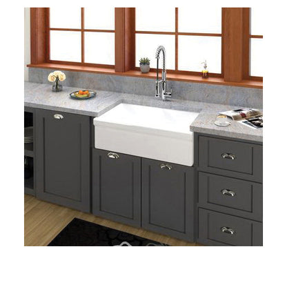 Lettie - Band Apron Front Farmer Sink - Fireclay