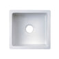 Silvia - 17-3/4" Contemporary Kitchen Sink - White