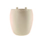 Bemis® 1240200 036 1240200 Toilet Seat, Round Bowl, Closed Front, Natural, Concealed Hinge, Domestic