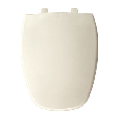 Bemis® 1240205 346 1240205 Toilet Seat, Elongated Bowl, Closed Front, Biscuit, Concealed Hinge, Domestic