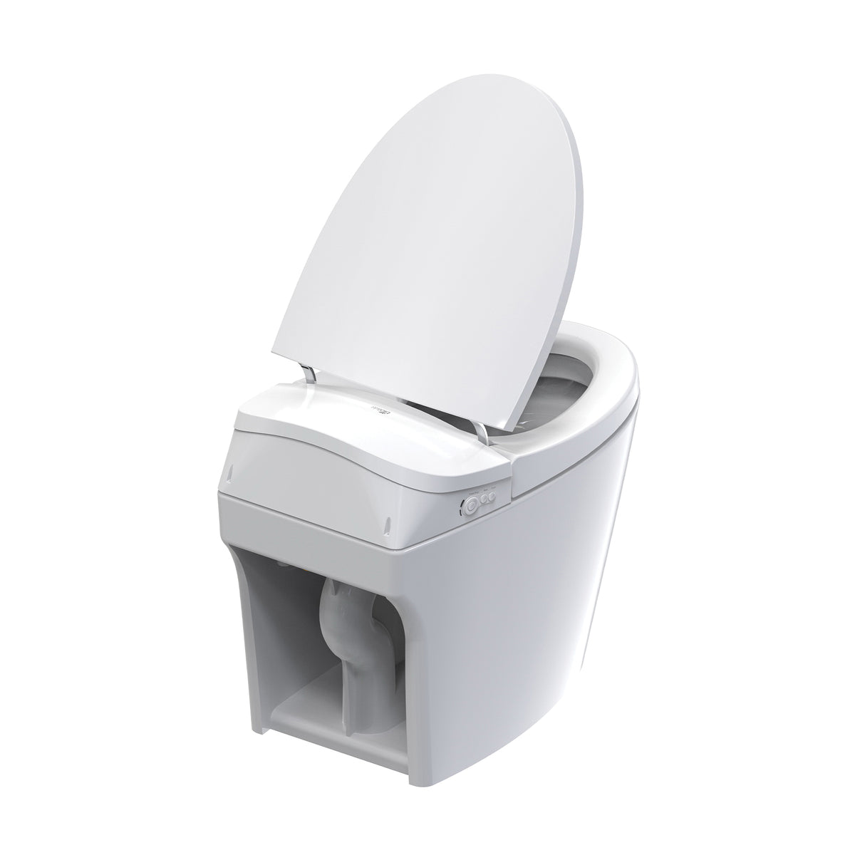 Integrated Smart Bidet Toilet System - 17" H Rim