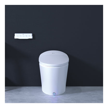 Integrated Smart Bidet Toilet System - 17" H Rim