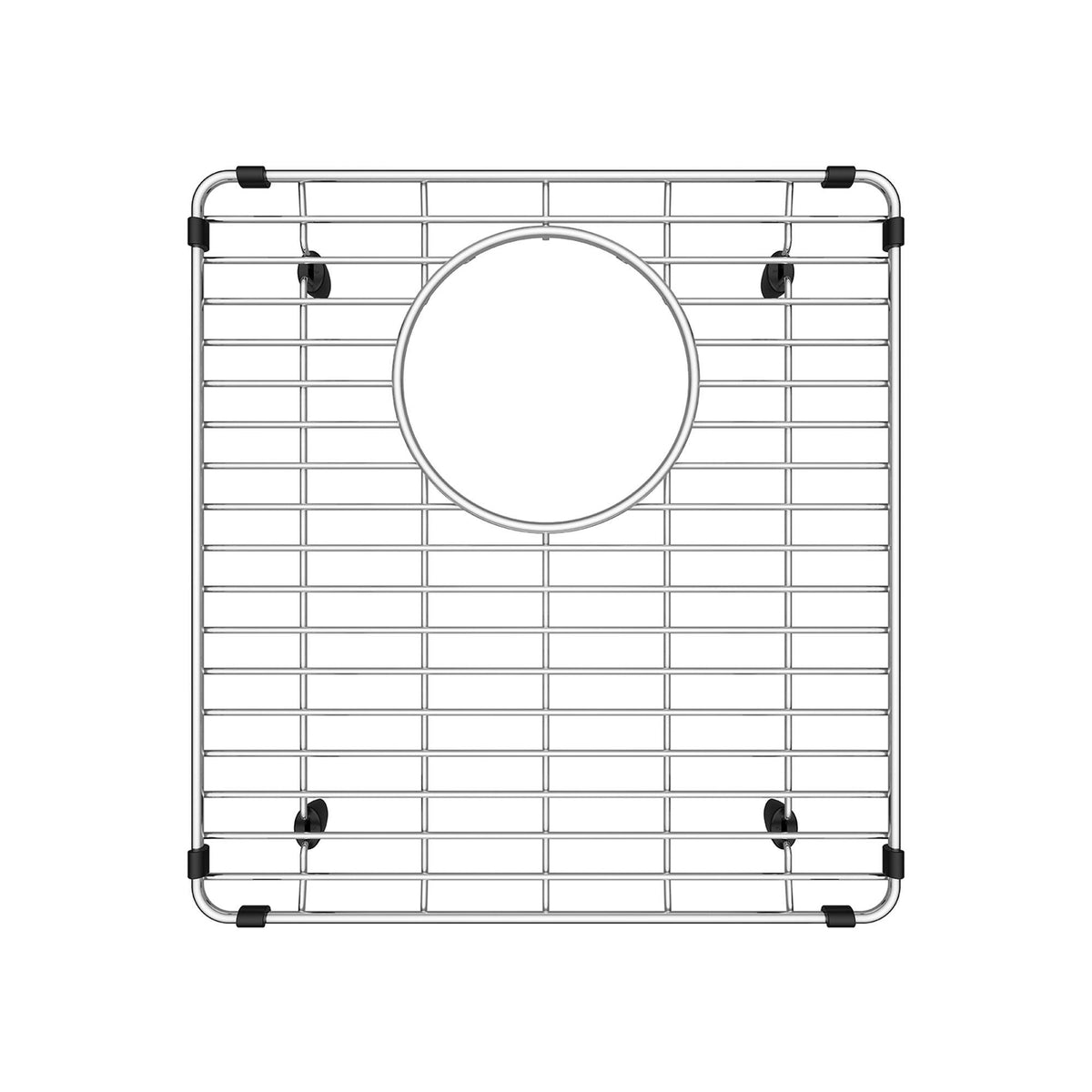 Blanco 239955 Sink Grid, 12-3/8 in L x 13-3/16 in W x 3/4 in H, Rear Drain Opening, Import