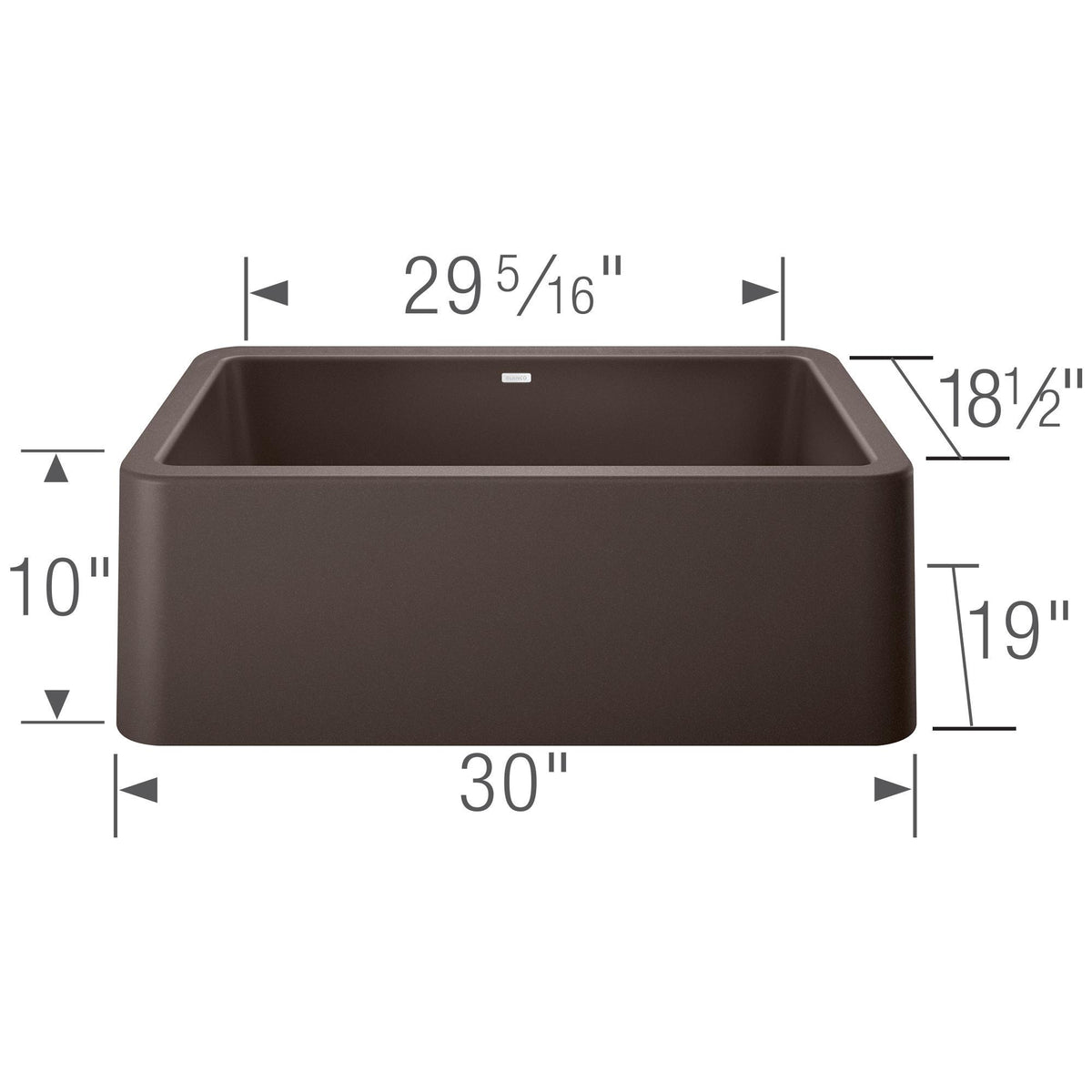 Blanco IKON 30 Single Bowl Apron-Front Farmhouse Sink