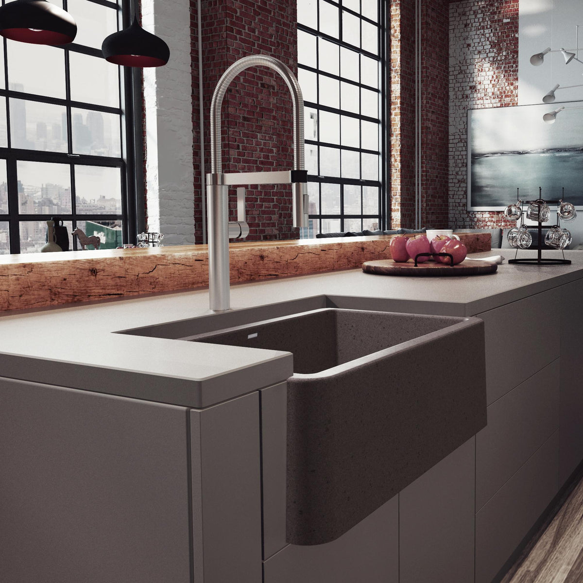 Blanco IKON 30 Single Bowl Apron-Front Farmhouse Sink