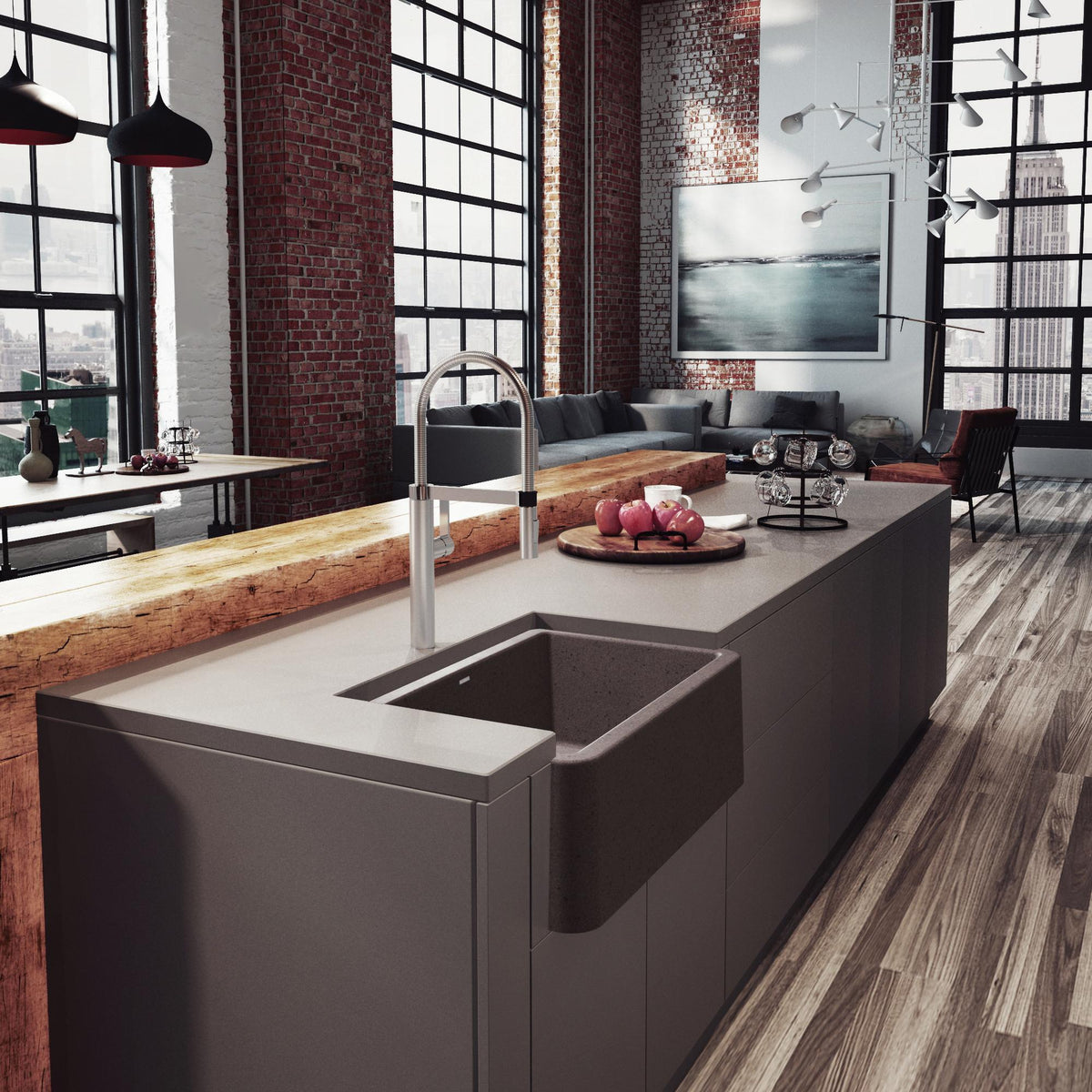 Blanco IKON 30 Single Bowl Apron-Front Farmhouse Sink