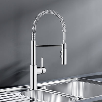 Catris Semi Pro Pull-Down Dual-Spray Kitchen Faucet - 401917