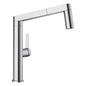 Blanco 402043 High Pressure Kitchen Faucet With Dual Spray, PANERA™, 1.5 gpm Flow Rate, 160 deg Swivel Spout, Stainless, 1 Handles, 1 Faucet Holes