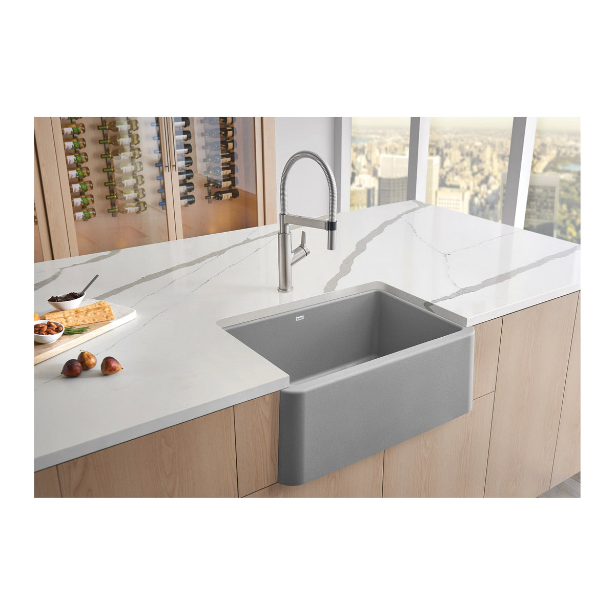 Blanco IKON 27 Single Bowl Apron-Front Farmhouse Sink