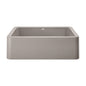 Blanco 402320 IKON® Apron Front Kitchen Sink, Rectangular Shape, 33 in L x 19 in W x 10 in H, Reinforced Base Mount, SILGRANIT®, Concrete Gray, Import
