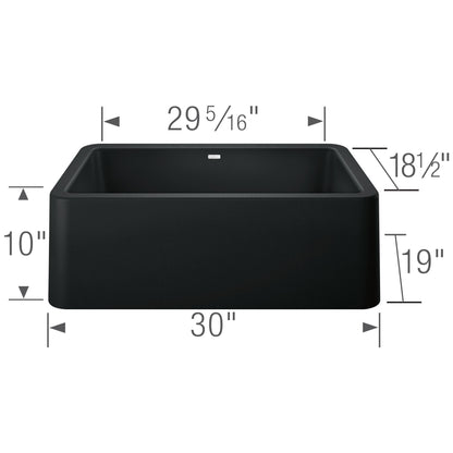 Blanco IKON 30 Single Bowl Apron-Front Farmhouse Sink