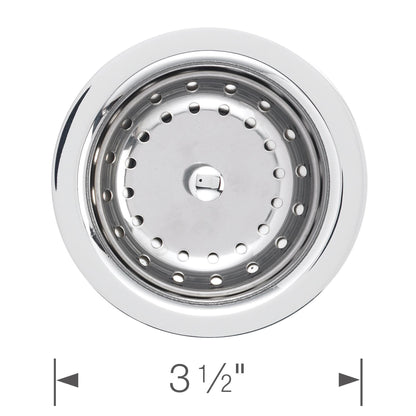 Deluxe Strainer - Stainless Steel - Polished Chrome