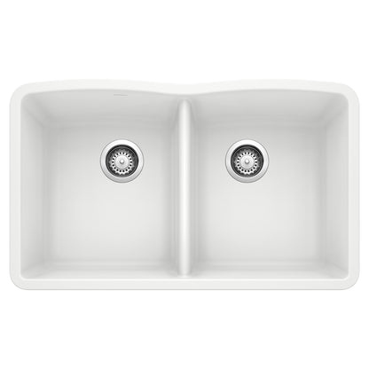 Diamond Equal Double Bowl Undermount - Kitchen Sink