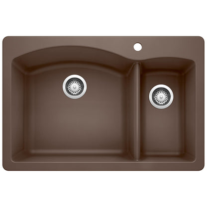Diamond 1-1/2 Dual Mount Double Bowl - Kitchen Sink