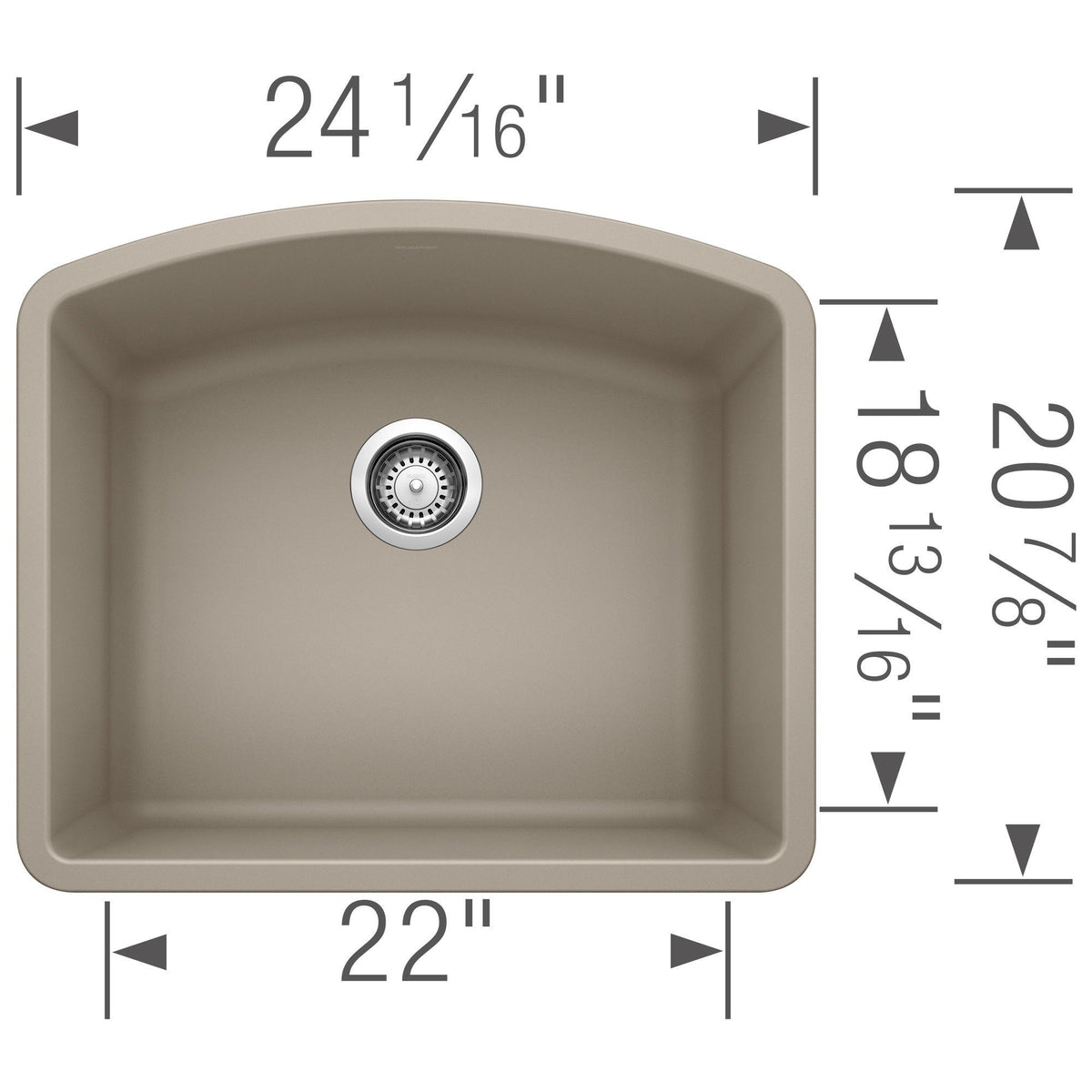 Diamond Single Bowl Undermount - Kitchen Sink