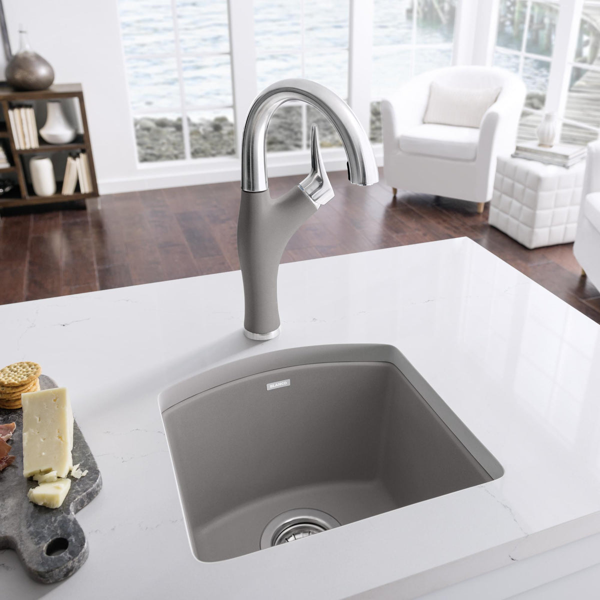 Diamond Bar Dual Mount 15" Bar Sink - Undermount