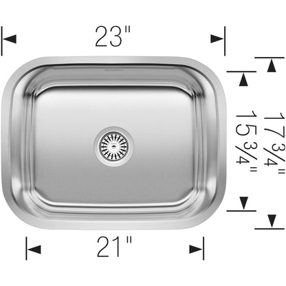 Stainless Steel Stellar Undermount Utility - Laundry Sink