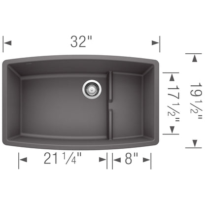 Performa Cascade Single Bowl Undermount - Kitchen Sink
