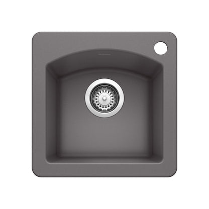 Diamond Bar Dual Mount 15" Bar Sink - Undermount
