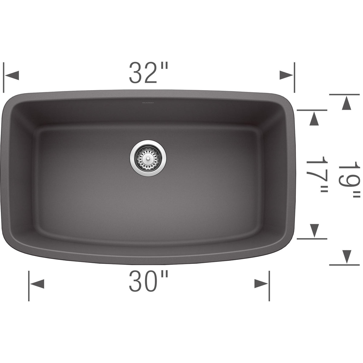Valea Super Single Undermount - Kitchen Sink