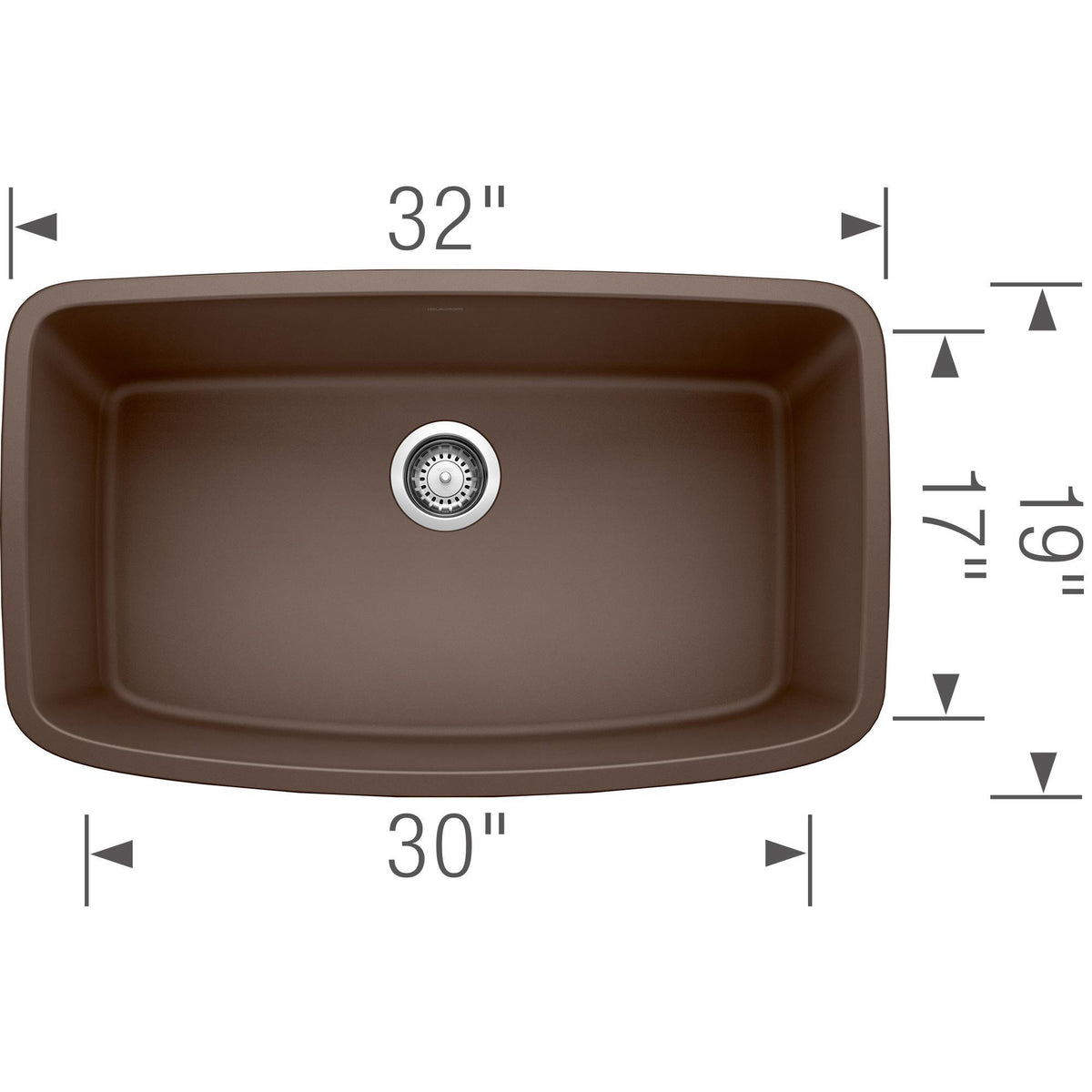 Valea Super Single Undermount - Kitchen Sink