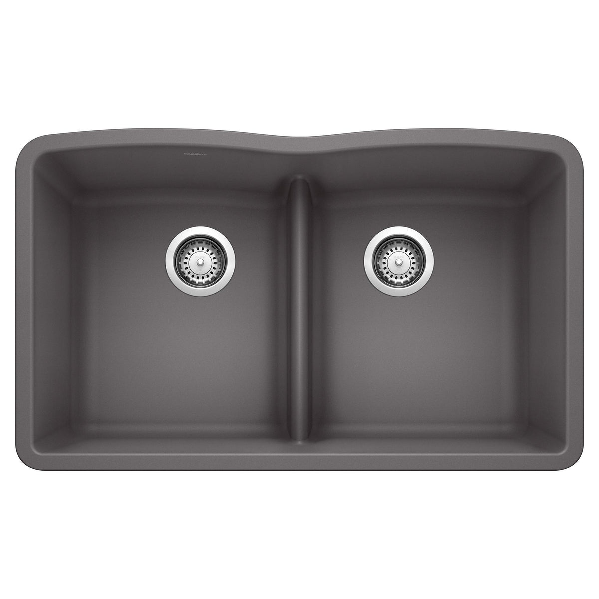 Blanco DIAMOND Equal Double Low Divide Double Bowl Undermount Kitchen Sink