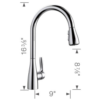Atura Pull-Down Dual-Spray - Kitchen Faucet
