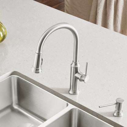 Empressa High Arc Pull-Down Dual-Spray - Kitchen Faucet