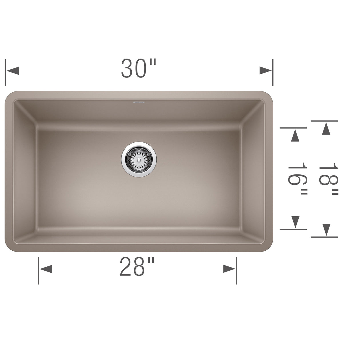 Precis 30 Single Bowl Undermount - Kitchen Sink