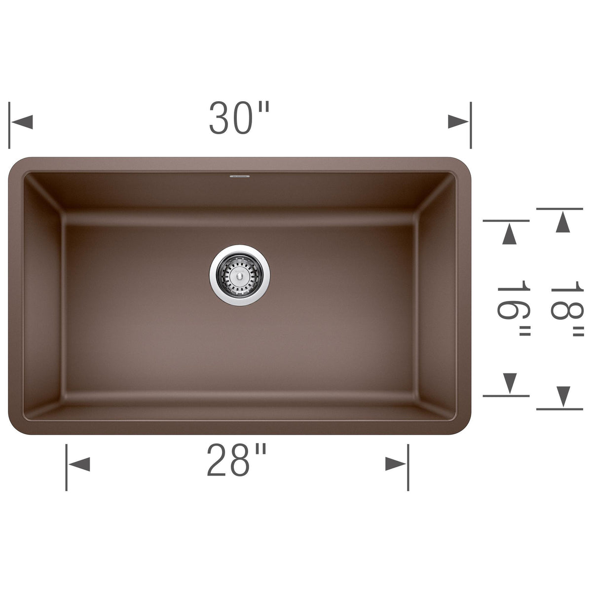 Precis 30 Single Bowl Undermount - Kitchen Sink