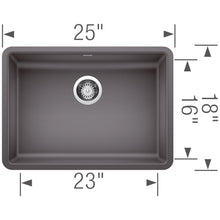 Blanco PRECIS ADA Single Bowl Undermount Kitchen Sink