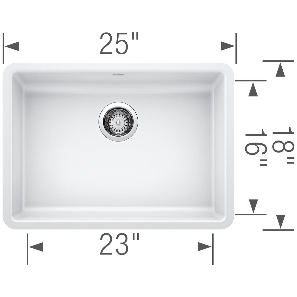 Precis ADA Single Bowl Undermount - Kitchen Sink