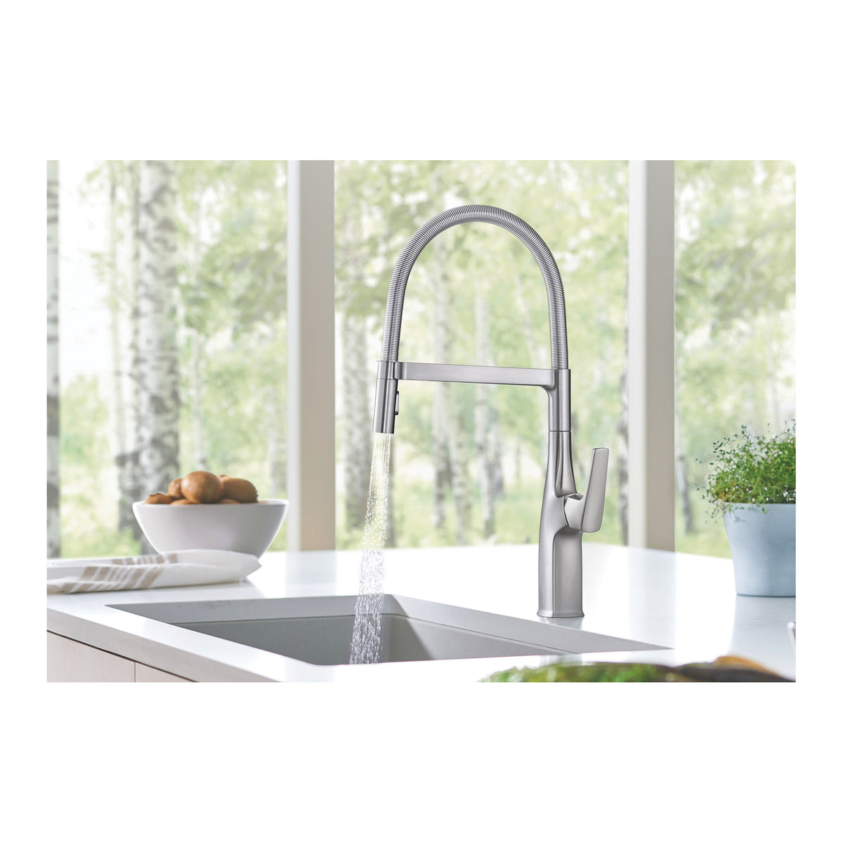 Rivana Semi Pro Pull-Down Dual-Spray - Kitchen Faucet